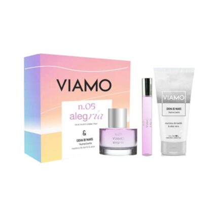 COFRE VIAMO 05 ALEGRIA – EDT x50ML + EDT x10ML + CREMA DE MANOS