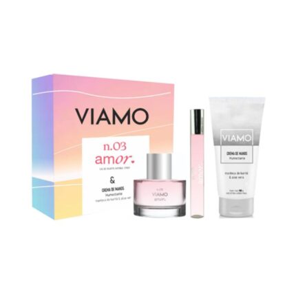 COFRE VIAMO 03 AMOR – EDT x50ML + EDT x10ML + CREMA DE MANOS