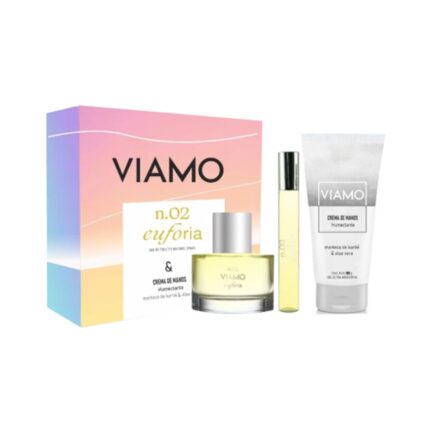 COFRE VIAMO 02 EUFORIA – EDT x50ML + EDT x10ML + CREMA DE MANOS