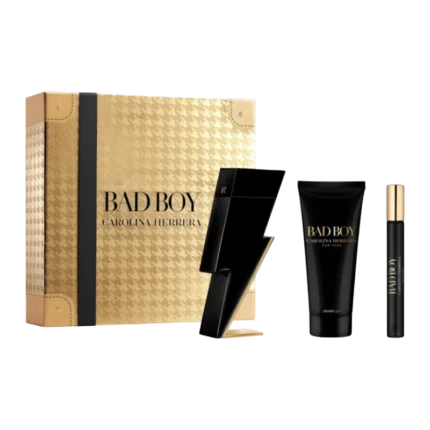 ESTUCHE CAROLINA HERRERA BAD BOY EDT 100ML + SH GEL 100ML + EDT 10ML