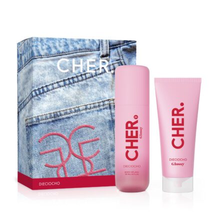 CHER DIECIOCHO GLOSSY BODY SPLASH 135 ML +BODY LOTION 100 G – MINI COFRE DDM26