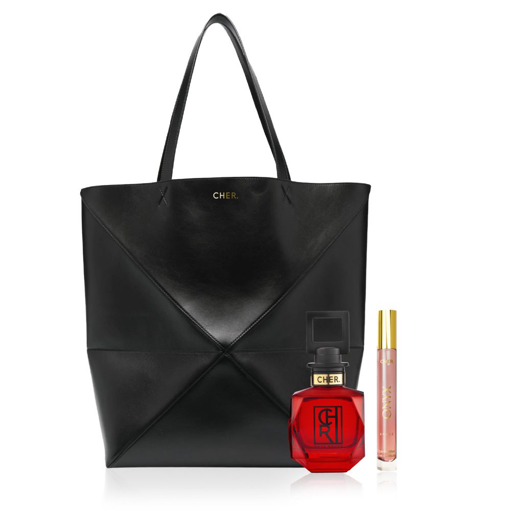 CH5560 CHER ONYX ROUGE – TOTE BAG + EDT 50ML + EDT 10ML