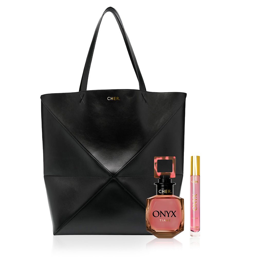 CH5561 CHER ONYX TIAR? – TOTE BAG + EDT 50ML + EDT 10ML
