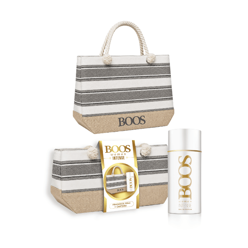 ZOF053 CARTERA BOOS INTENSE WOMAN + EDP 90ML